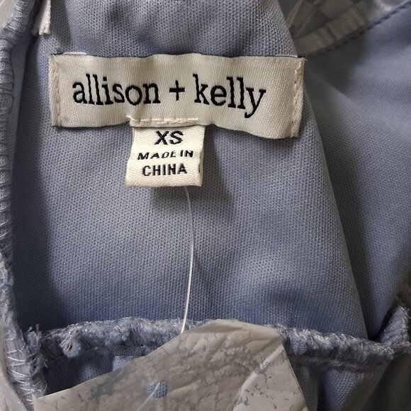 allison + kelly Light Blue & White Checkered Sundress Women's Size XS - Picture 12 of 15